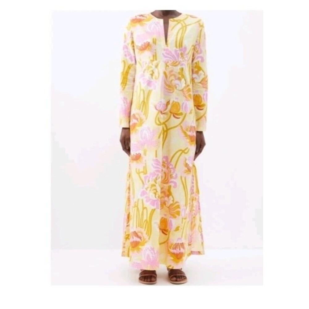 Sz 48 IT US Sz 12-14 Emporio Sirenuse Positano Cappa Maxi Dress  Caftan Resort